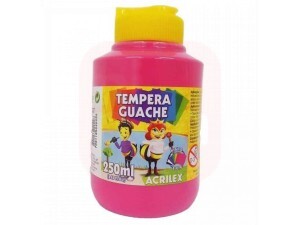 Tinta Guache 250ml Rosa - Acrilex