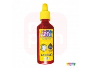 Cola Glitter 23g Vermelho - Acrilex