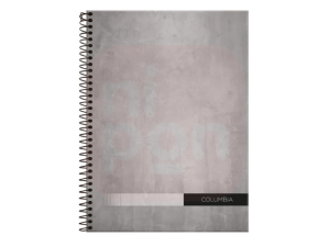 Caderno Universitário Capa Dura Espiral 1 Matéria 80 Fls 200x275 Columbia