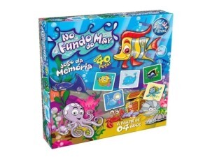 Jogo Da Memória No Fundo Do Mar 40 Peças