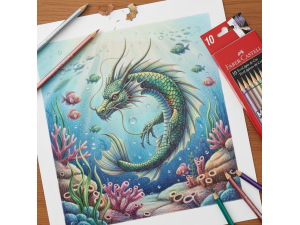 Lápis de Cor 10 Cores Metálico - Faber-Castell