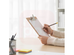 Prancheta Duratex A4 em MDF com Clip